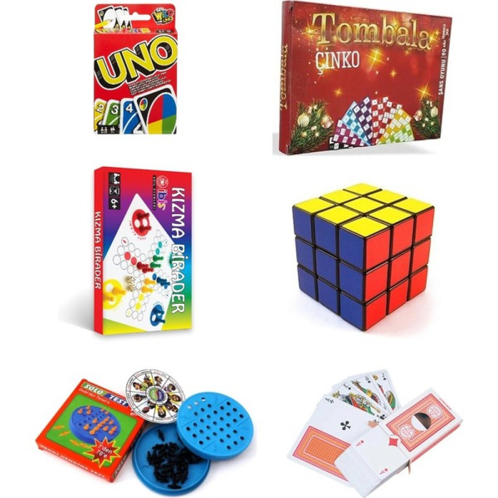 Brick Game Kızmabirader,zeka Küpü, Solo Test, Uno,tombala,1 Deste Iskambil - KızmaBirader,Zeka Küpü, Solo Test, Uno,Tombala,1 Deste İskambil Oyun Takımları Fiyatı
