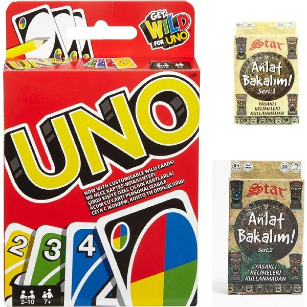 Brick Game Uno, Anlat Bakalım, Anlat Bakalım 2 - UNO, ANLAT BAKALIM, ANLAT BAKALIM 2 Oyun Takımları Fiyatı
