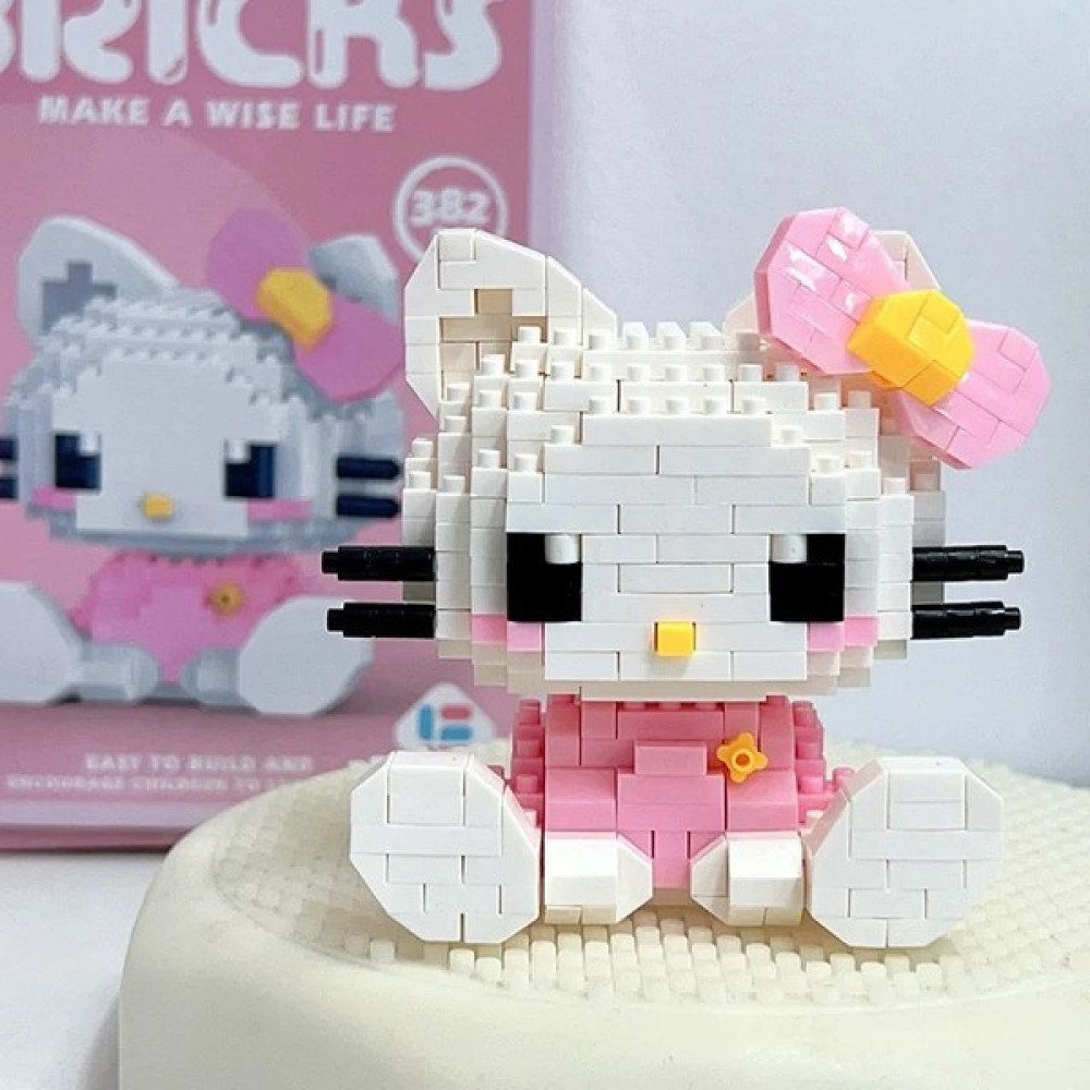 Bricks Hello Kitty Yapboz Puzzle Hediye Hellokittybricks Yapı Taşı Oyuncak Diğer Fiyatı