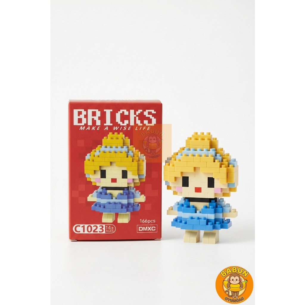 Bricks Sindirella Prenses Karakter Figürü 3D Yapboz Puzzle Yapı Oyuncakları Diğer Fiyatı