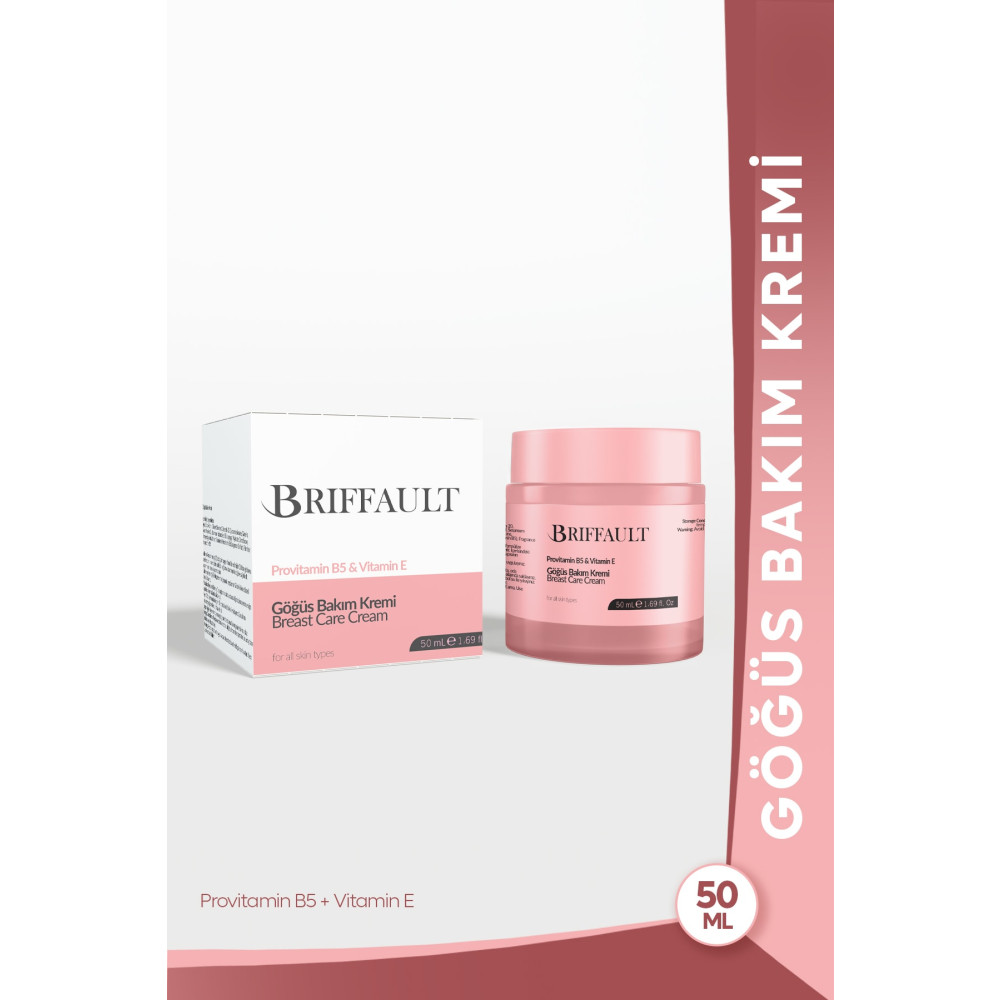 BRİFFAULT Göğüs Dikleştirmeye Dolgunlaştırmaya Ve Sıkılaştırmaya Yardımcı Göğüs Bakım Kremi 50ml Meme Ucu Kremi Fiyatı