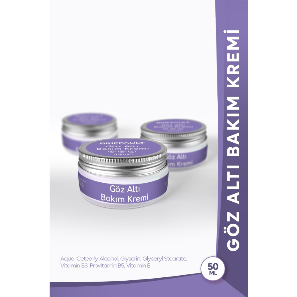 BRİFFAULT Göz Altı Torba Ve Morluk & Koyu Halka Karşıtı Yoğun Nemlendirici Ile Göz Altı Bakım Kremi 50ml Göz Kremi Fiyatı