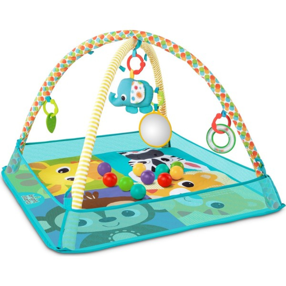 Bright Starts Top Havuzuna Dönüşebilen Oyun Halısı - Renkli - 80 x 80 cm Oyuncak Fiyatı