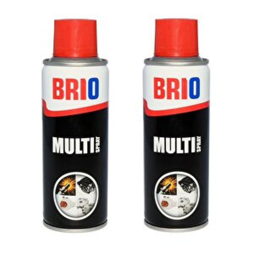 Brio Çok Amaçlı Sprey Multi Sprey Yağlayıcı, Koruyucu Yağlayıcı Ve Pas Sökücü Aerosol 200 Ml 2'li 2 Adet Parlatıcı ve Temizleyiciler Fiyatı