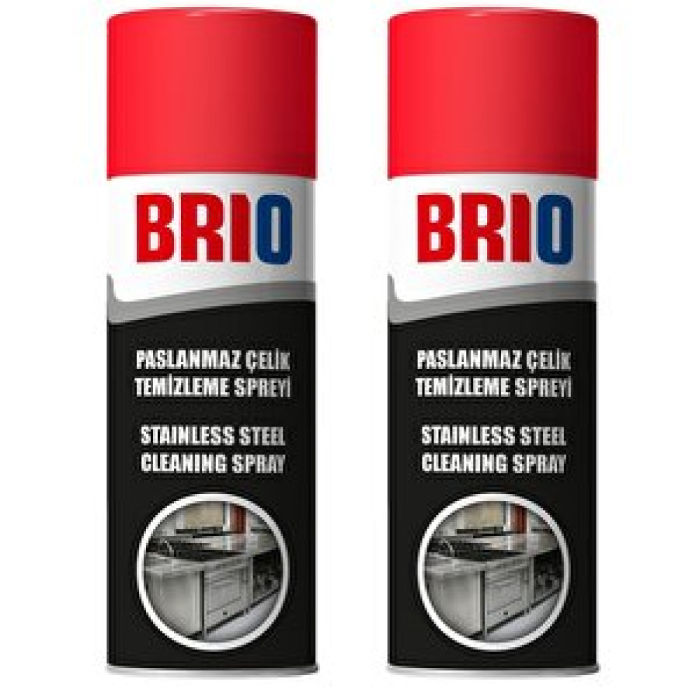 Brio Paslanmaz Çelik Temizleme Spreyi 2'li 400 Ml Oto Bakım & Temizlik Ürünleri Fiyatı