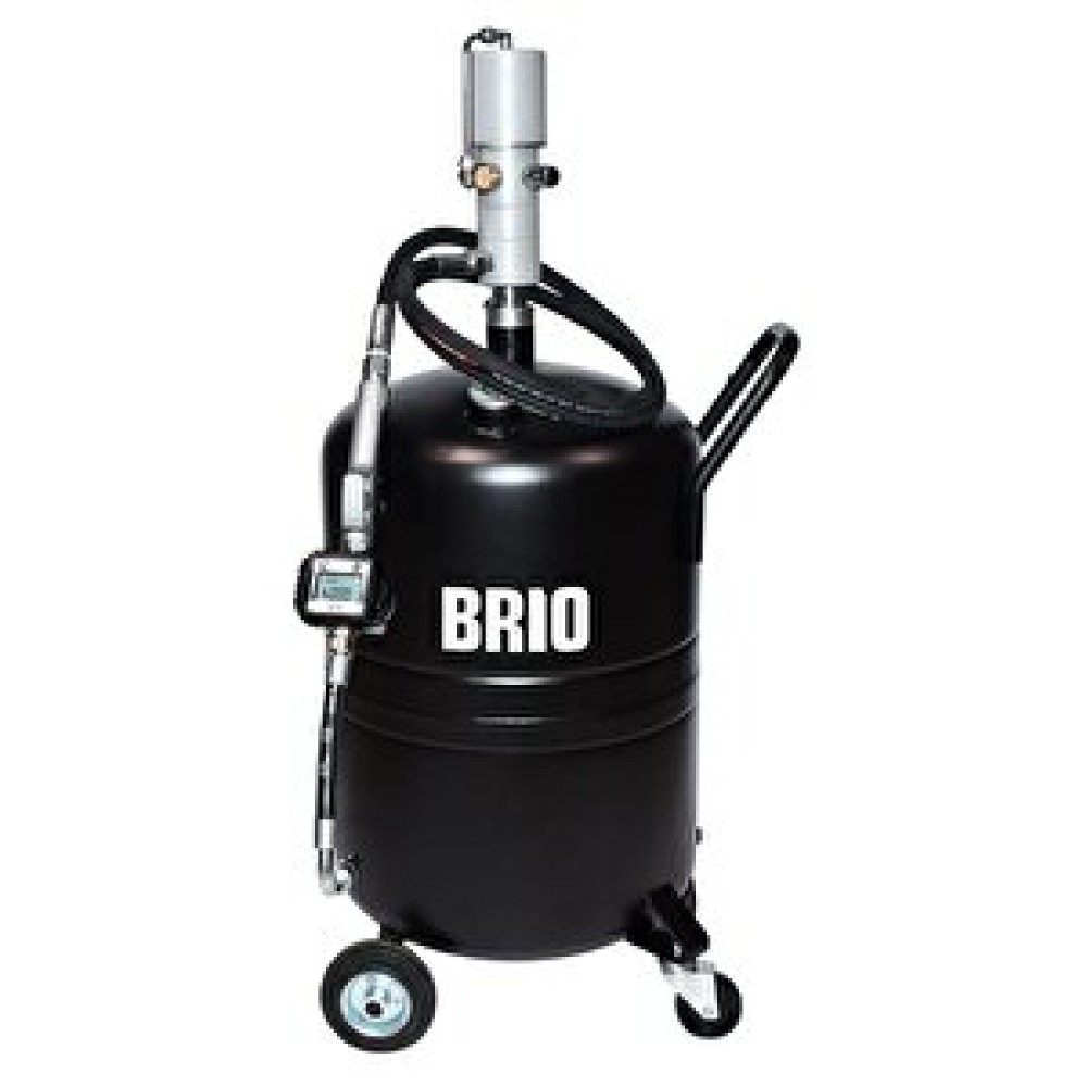 Brio Seyyar Yağ Basma 80 Lt Tekerlekli Havalı İnce Yağ Pompası + Dijital Tabanca + 2 M Hortumlu Motorsiklet Motor Yağı Fiyatı