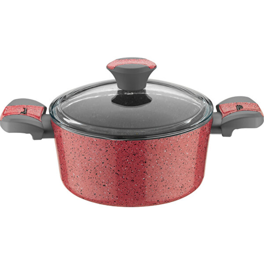 Brioni Graneed Granit Derin Tencere - Pembe - 18 cm Tencere / Tava Setleri Fiyatı