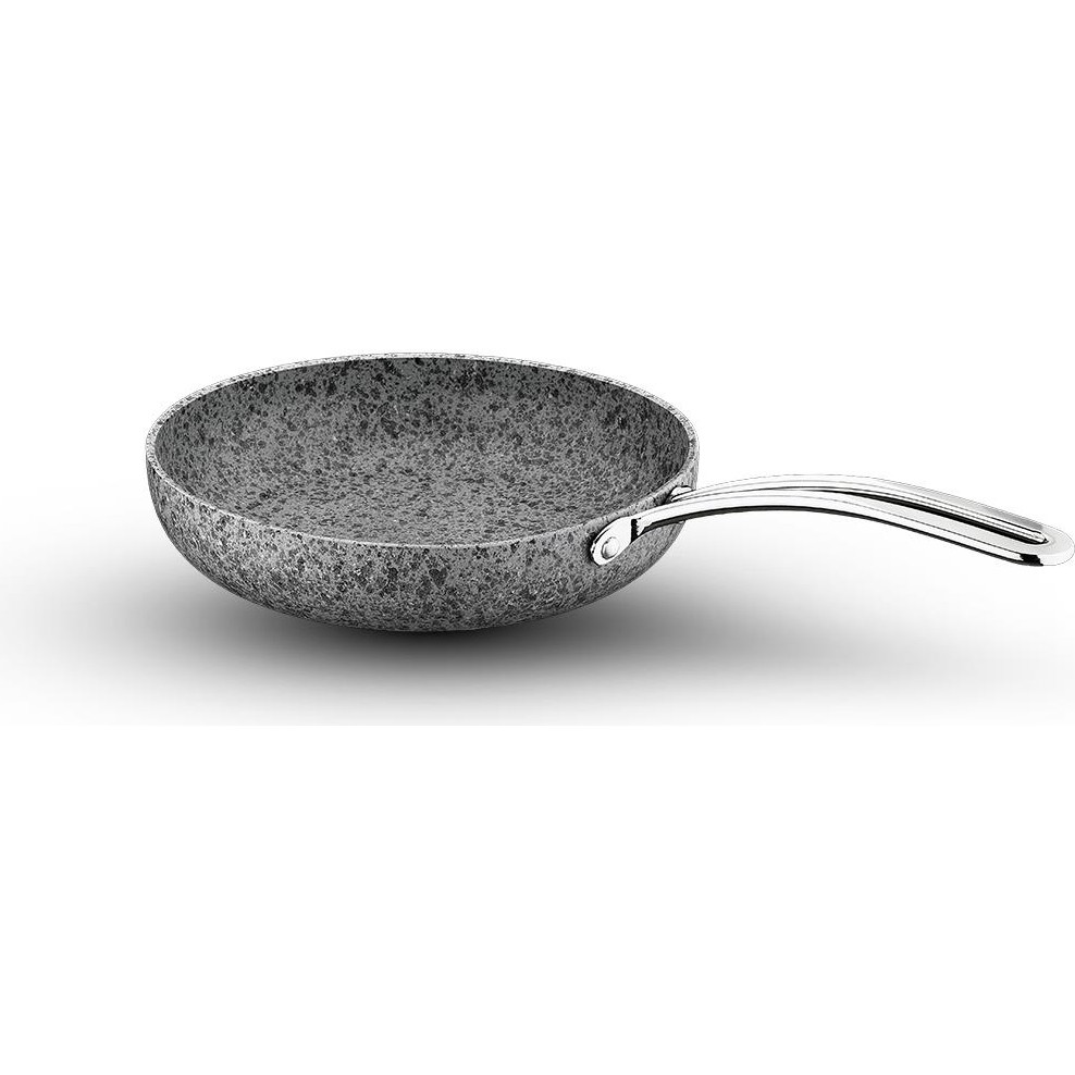 Brioni Stone-Age 22 cm Granit Çizilmez Yanmaz Yapışmaz Kızartma Tavası İndüksiyonlu Gri Renk Diğer Fiyatı