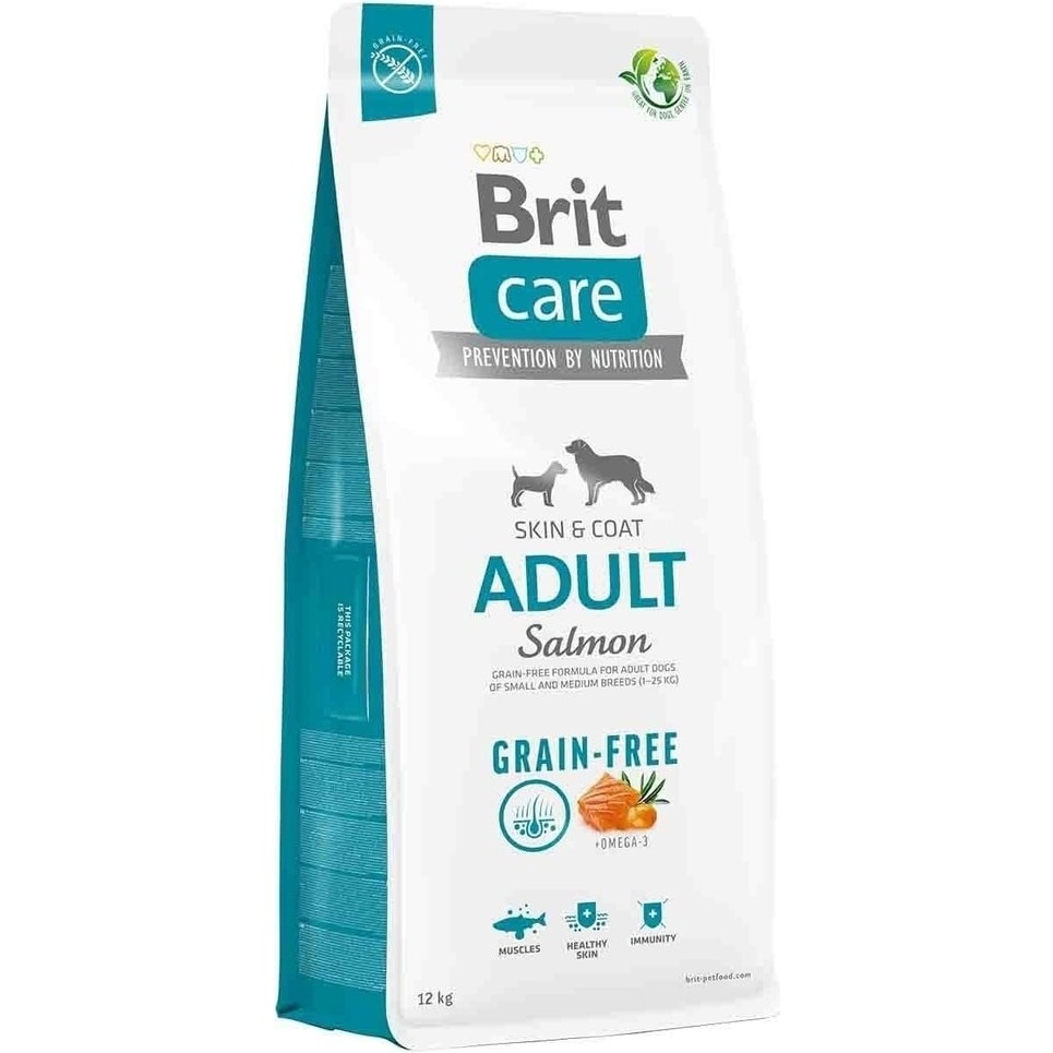 Brit Care Brit Skin Coat Tahılsız Somonlu Süper Premium Orta Irk Yetişkin Köpek Maması 12 kg Evcil Hayvan Ürünleri Fiyatı