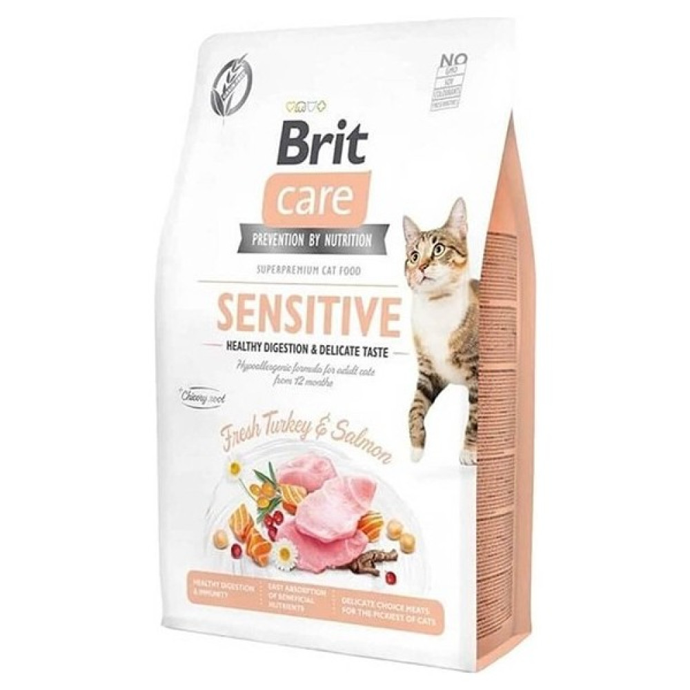 Brit Care Hipoalerjenik Sensitive Hindi ve Somonlu Tahılsız Hassas Kedi Maması 7 kg Evcil Hayvan Ürünleri Fiyatı