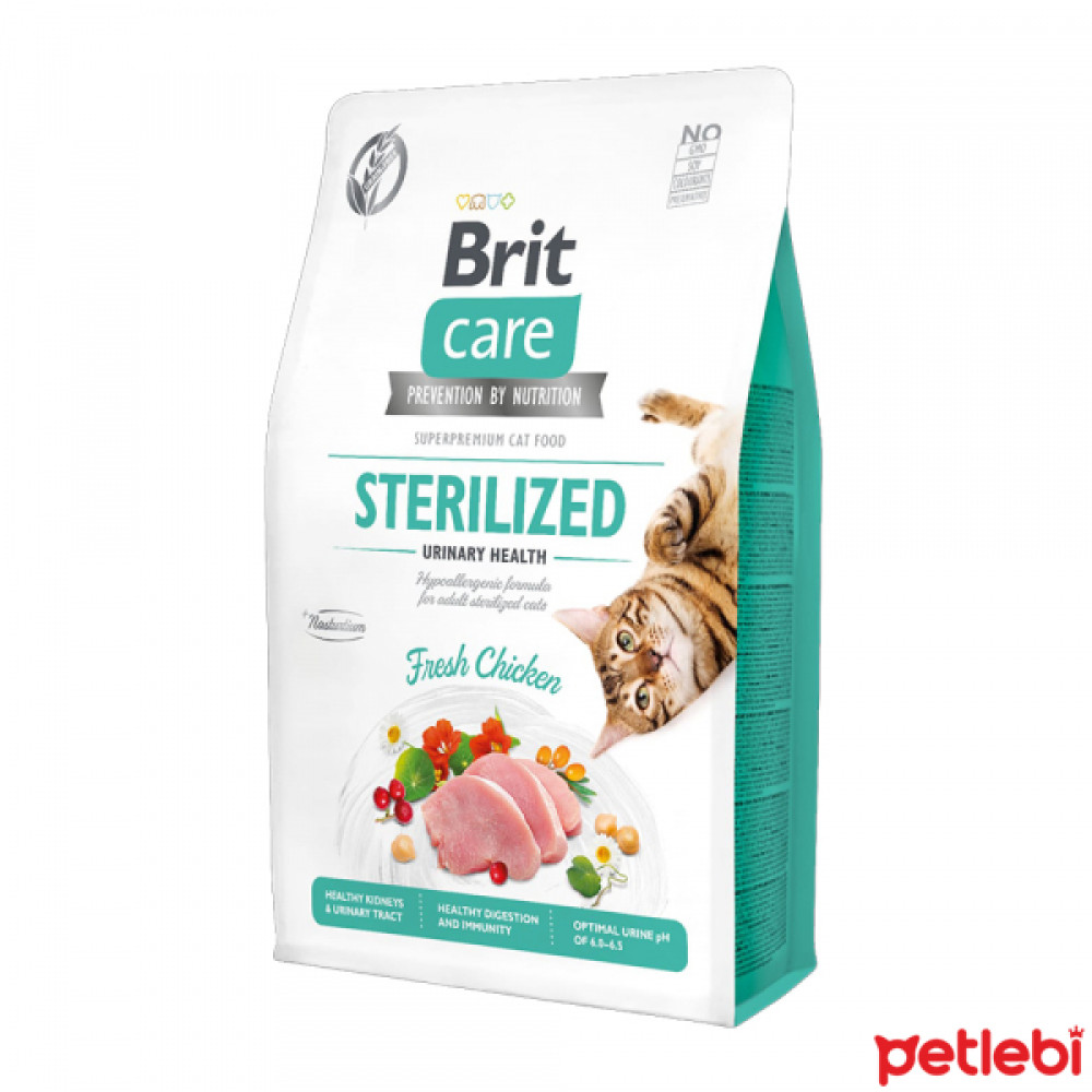Brit Care Hypo-Allergenic Üriner Sistem Sağlığı için Tahılsız Kısırlaştırılmış Kedi Maması 2kg Evcil Hayvan Ürünleri Fiyatı