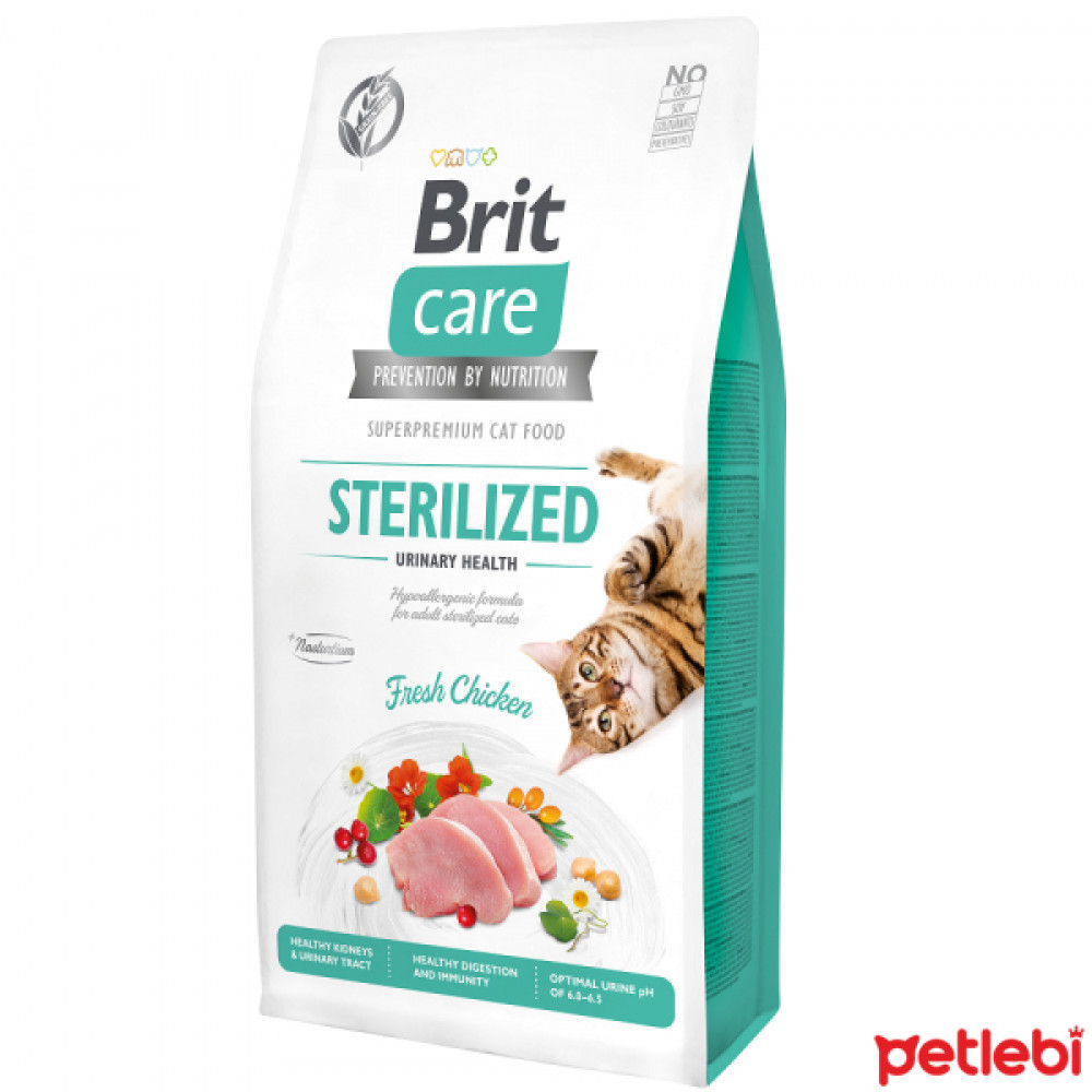 Brit Care Hypo-Allergenic Üriner Sistem Sağlığı için Tahılsız Kısırlaştırılmış Kedi Maması 7kg Evcil Hayvan Ürünleri Fiyatı
