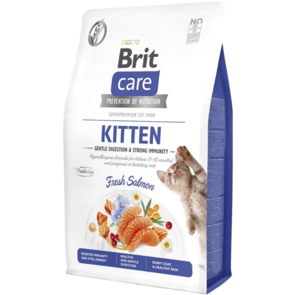 Brit Care Kitten Kedi 2Kg Gentle Digestion Strong İmmunity Somonlu Tahilsiz Yavru Kedi Mamasi Evcil Hayvan Ürünleri Fiyatı
