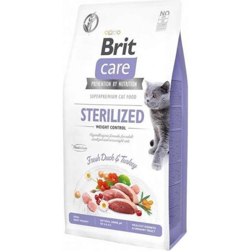 Brit Care Ördekli ve Tahılsız Kısırlaştırılmış Kedi Maması 7kg Evcil Hayvan Ürünleri Fiyatı