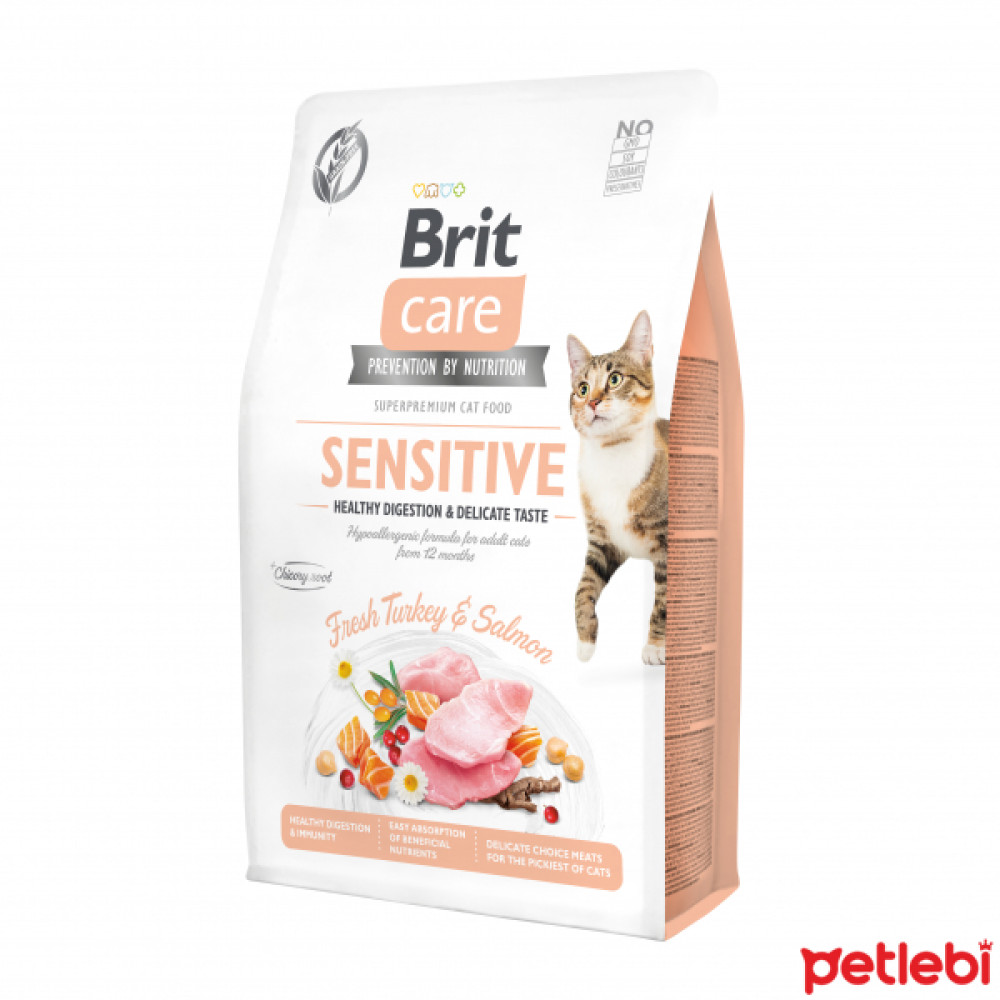 Brit Care Sensitive Hypo-Allergenic Sindirim Sistemi Destekleyici Tahılsız Yetişkin Kedi Maması 2kg Evcil Hayvan Ürünleri Fiyatı