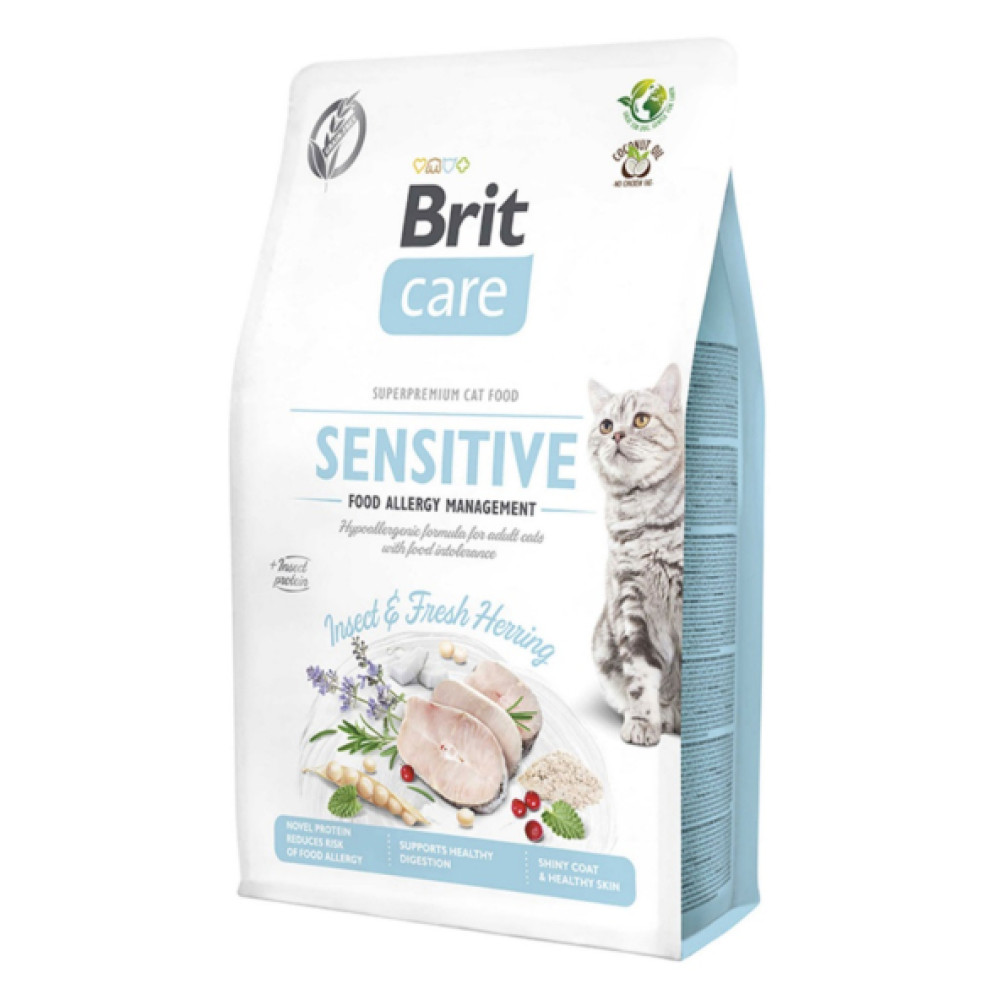 Brit Care Sensitive Kedi 2Kg Tahilsiz Bocek Proteinli Hypoallergenic Yetiskin Kedi Mamasi Hassas Evcil Hayvan Ürünleri Fiyatı