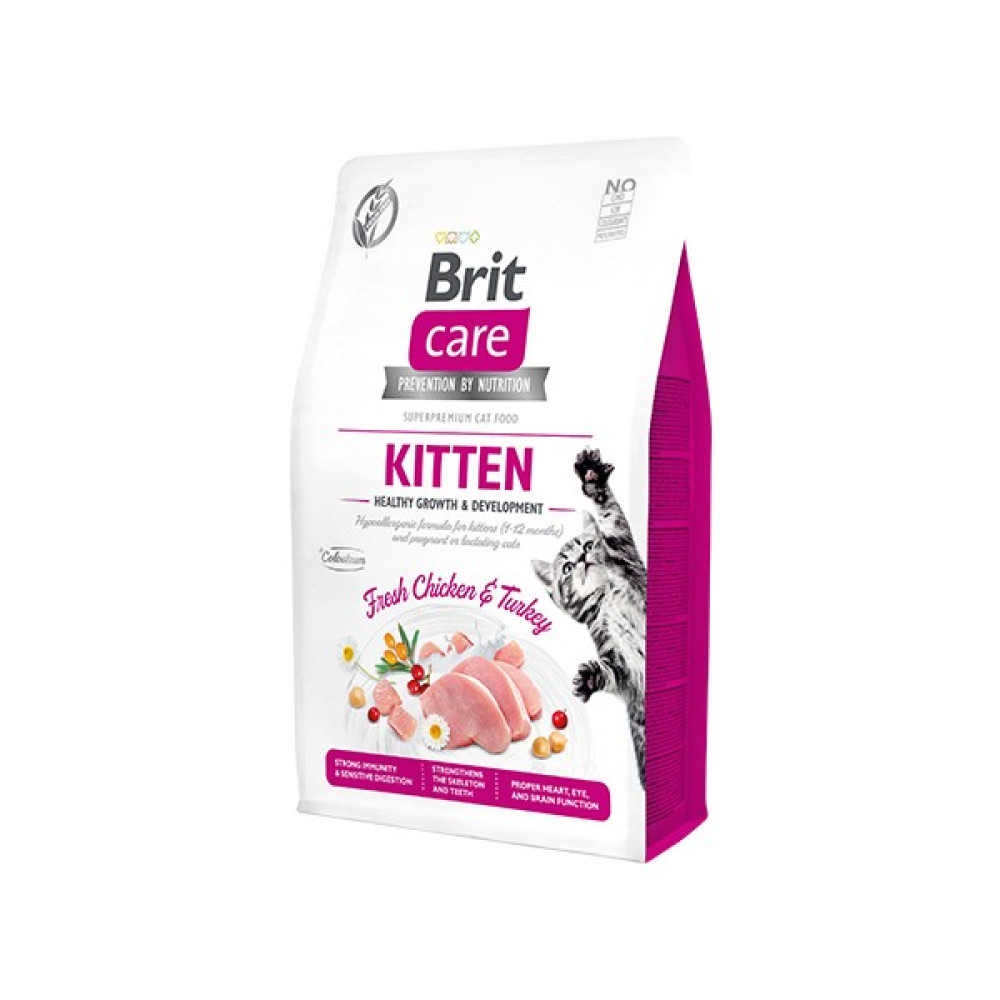 Brit Care Tahılsız Tavuklu ve Hindili Yavru Kedi Maması 2 kg Evcil Hayvan Ürünleri Fiyatı
