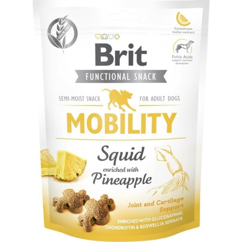 Brit Functional Snack Mobility Kalamar ve Ananaslı Köpek Ödül Maması 150 gr Evcil Hayvan Ürünleri Fiyatı