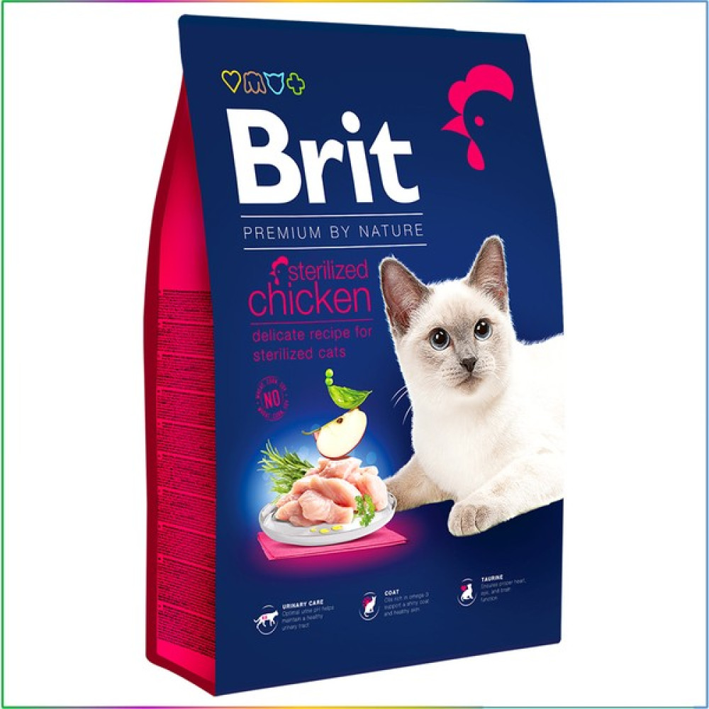 Brit Premium By Nature Kısırlaştırılmış Tavuklu Kedi Maması 8 kg Evcil Hayvan Ürünleri Fiyatı
