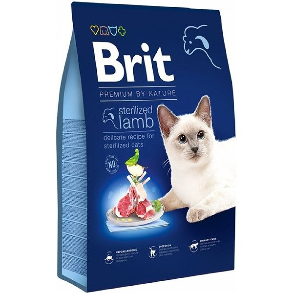 Brit Premium By Nature Sterilised Kuzu Etli Kısırlaştırılmış Yetişkin Kedi Maması 8 kg Evcil Hayvan Ürünleri Fiyatı