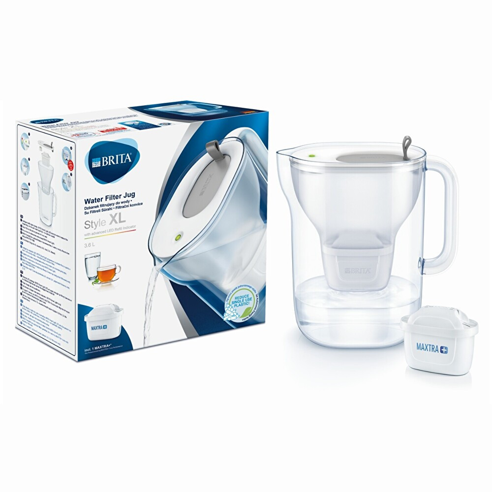 Brita Style XL Filtreli Su Arıtma Sürahisi - Gri Sürahi Fiyatı