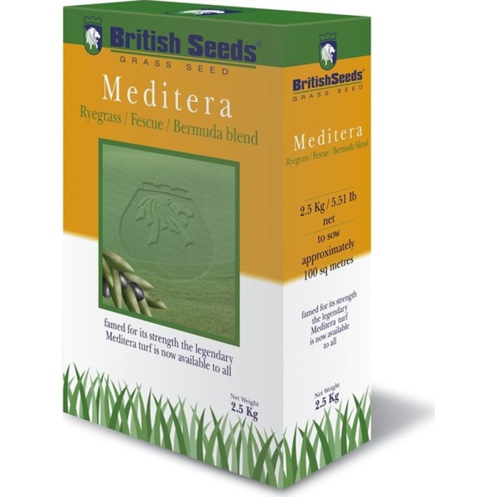 British Seeds Meditera (Ege-Akdeniz Çim Tohumu) 2,5 kg Tohum Fiyatı