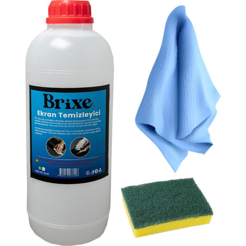 Brixe Lcd, Led, Ekran Gözlük Temizleyici Set 1 Lt Parlatıcı ve Temizleyiciler Fiyatı