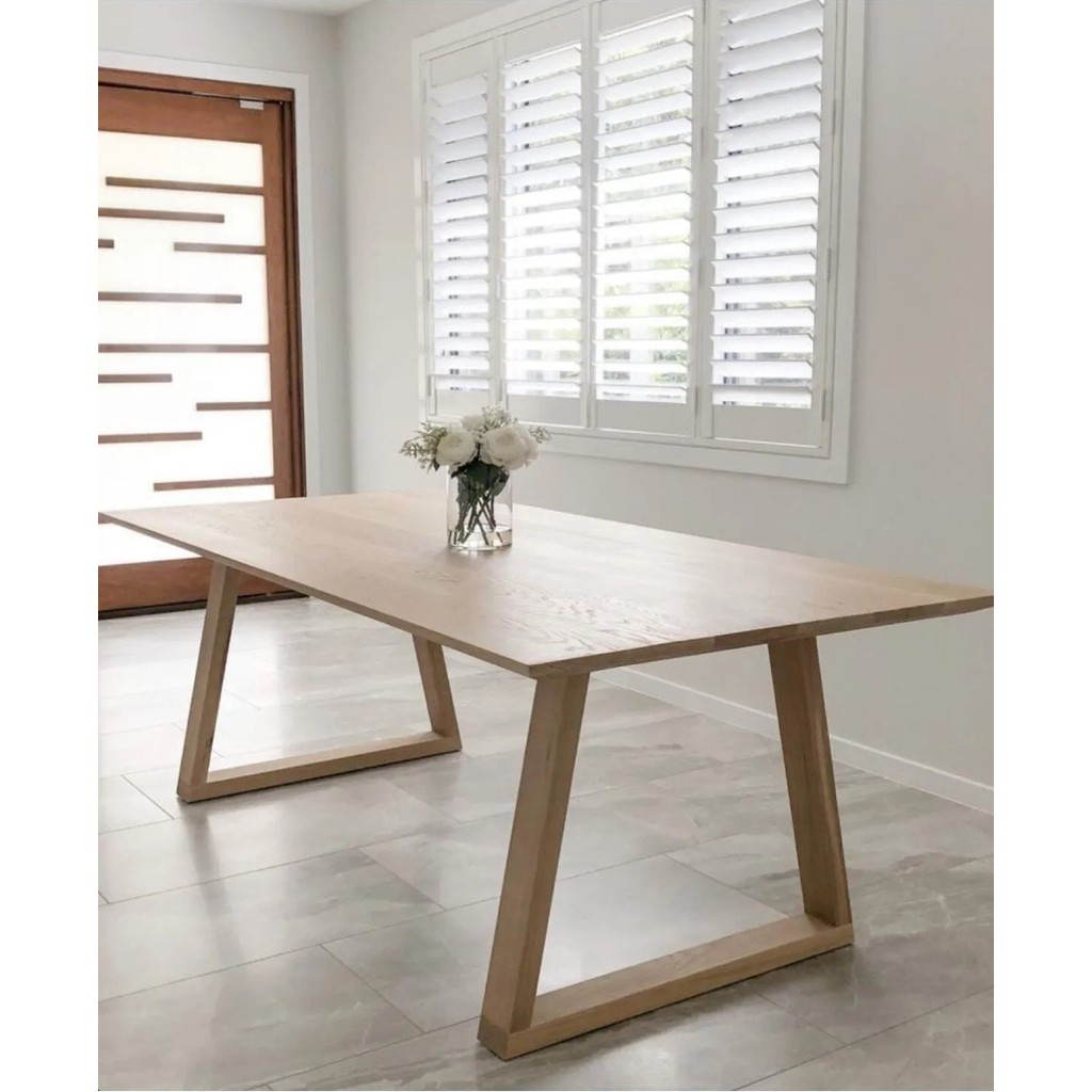 BRK Design Brk Desıgn Kütük Doğal Ahşap Ayaklı Masa - 80X140 Diğer Fiyatı