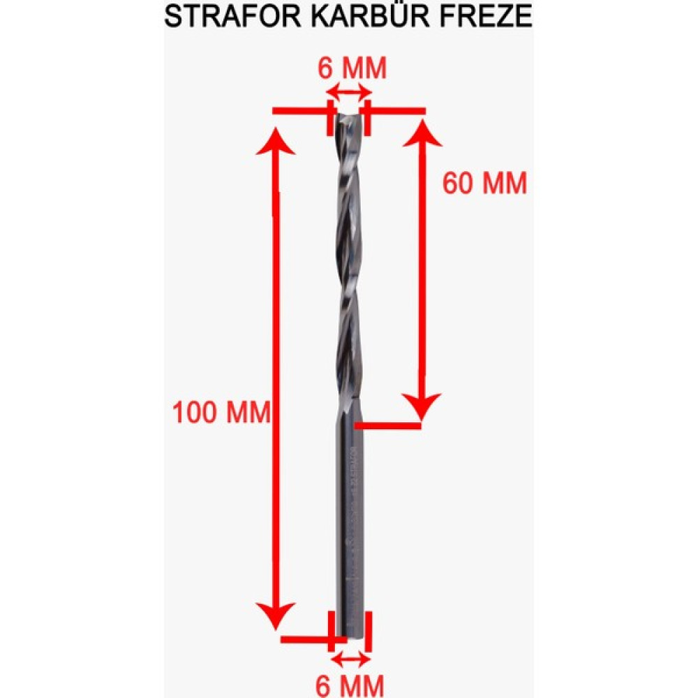 Brk Strafor Karbür Freze 6 mm Oto Boyaları Fiyatı
