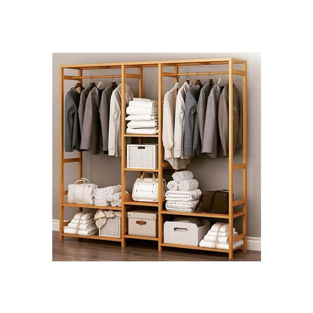 BRKDESING Ahşap Açık Gardırop 175x170x35 175 cm Beden Gardrop & Dolap Fiyatı