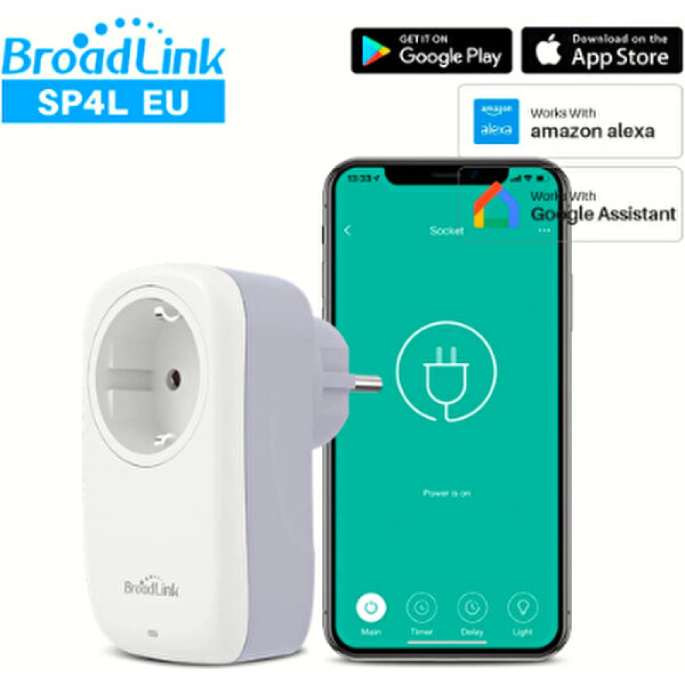 Broadlink SP4L Ab Wifi Soket Fiş 16A Çıkış Zamanlayıcısı - 1 Adet Prizler Fiyatı