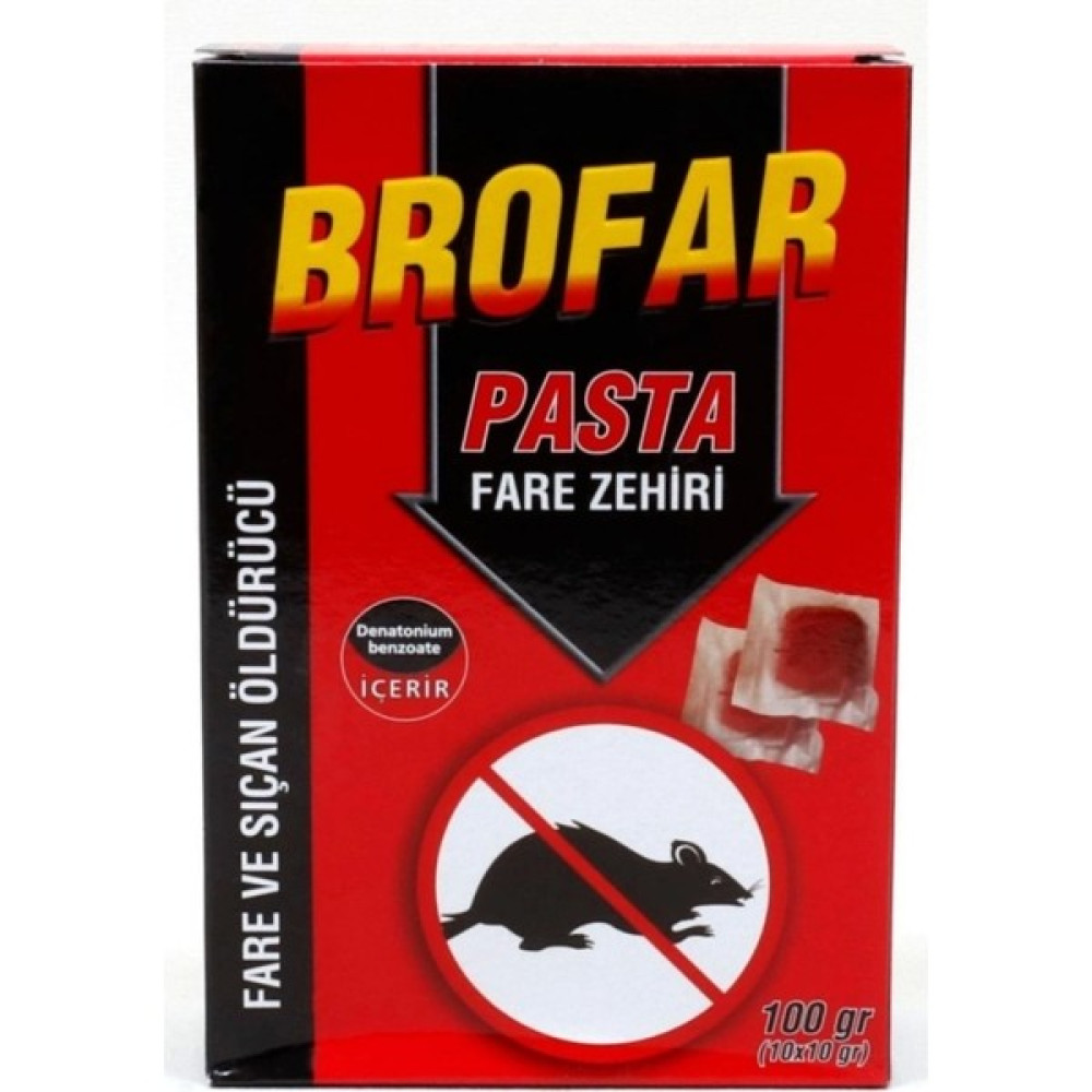 Brofar Pasta Şeklinde Fare Ze.hiri 100 gr x 2 Adet Oto Boyaları Fiyatı