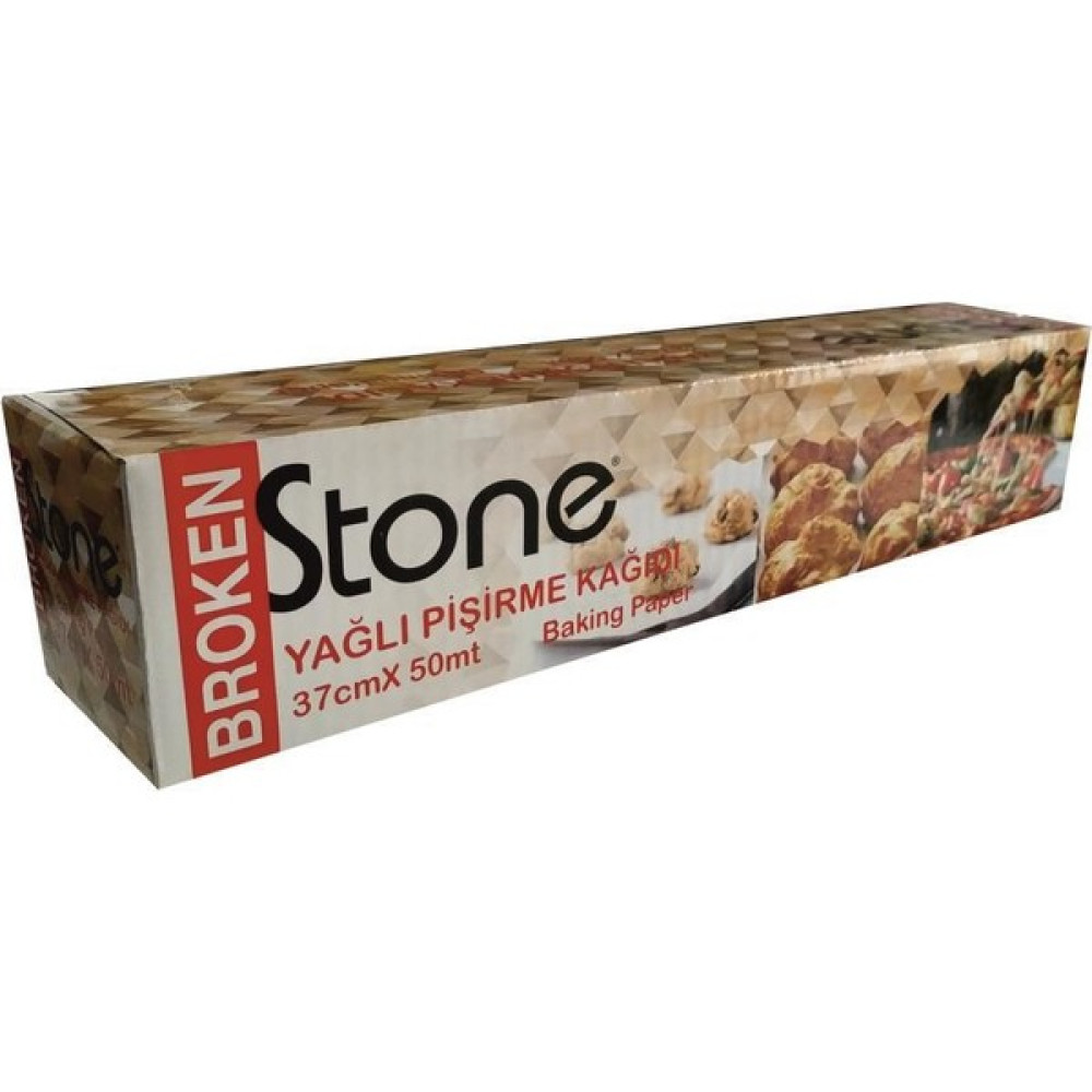 Broken Stone Yağlı Pişirme Kağıdı 50 mt Pişirme Kağıdı Fiyatı