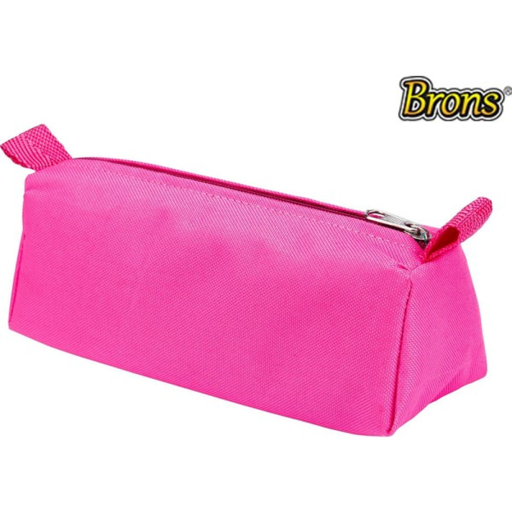 Brons BR-3020 Kalem Kutu Tek Bölmeli Üçgen Pembe Kalemlik (Kalem Kutusu) Fiyatı