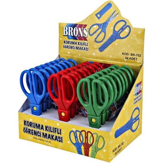 Brons Koruma Kılıflı Öğrenci Makası Makas Fiyatı