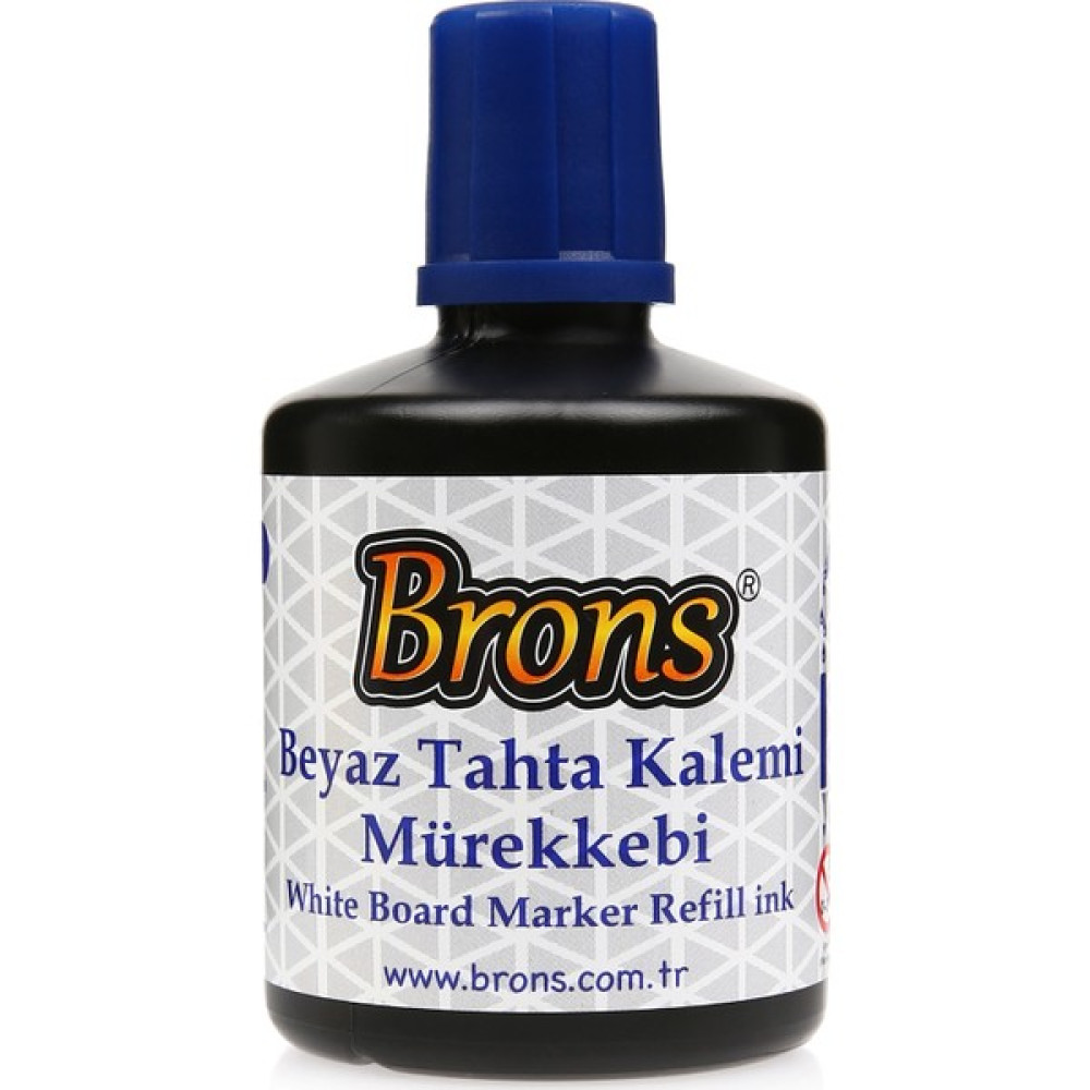 Brons Tahta Kalemi Mürekkebi 3 Lü Paket (Mavi) Yazı Tahtası Kalemi Fiyatı