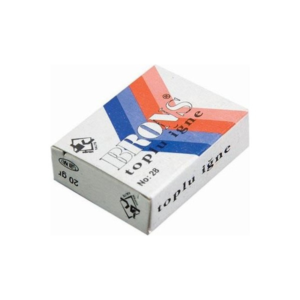 Brons® Toplu İğne 28 Mm - 20 Gr Paket Toplu İğne & Raptiye Fiyatı
