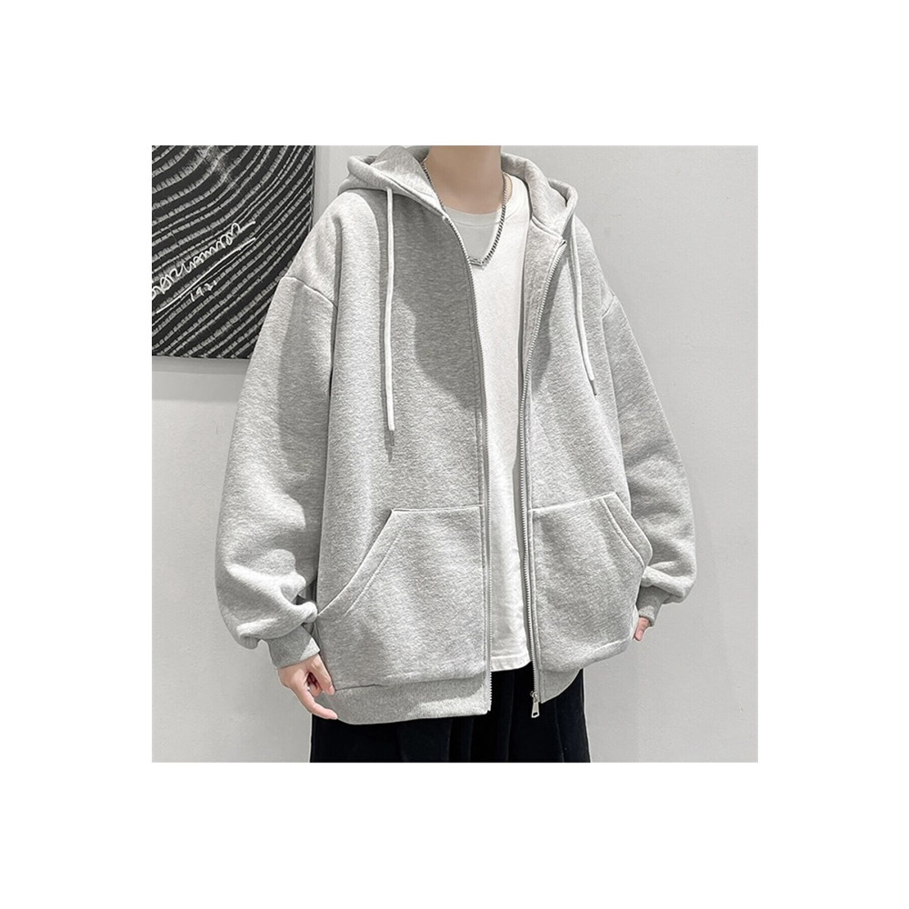 BROODs Düz Gri Unisex Oversize (2 İPLİK) Mevsımlık Hırka S-M Beden Kadın Hırka Fiyatı