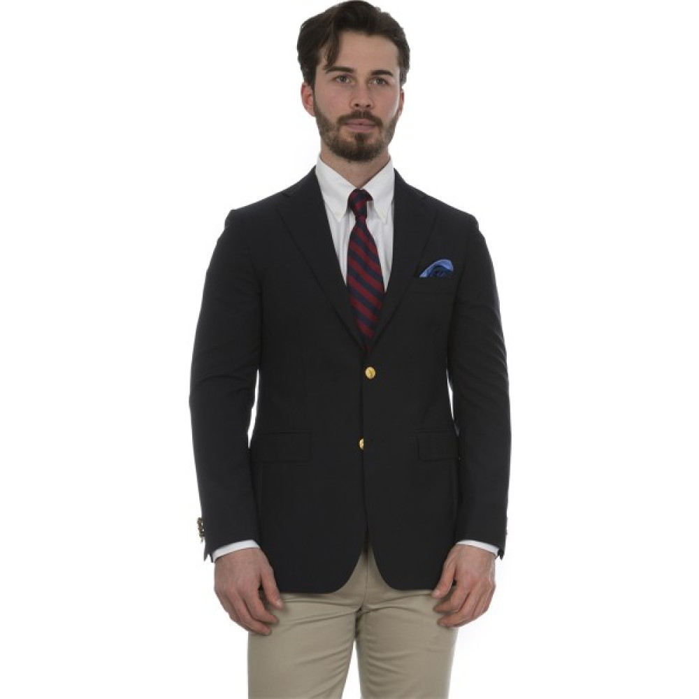 Brooks Brothers Erkek Lacivert Loro Piana Kumaş Iki Düğme Blazer Erkek Ceket Fiyatı