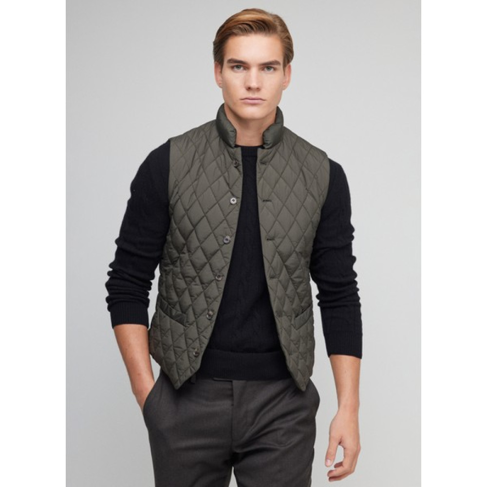 Brooks Brothers Haki Erkek Yelek BBFW23MVS002 Erkek Yelek Fiyatı