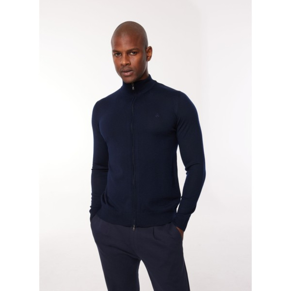 Brooks Brothers Lacivert Erkek Hırka BBFW23MKS002 Erkek Hırkalar Fiyatı