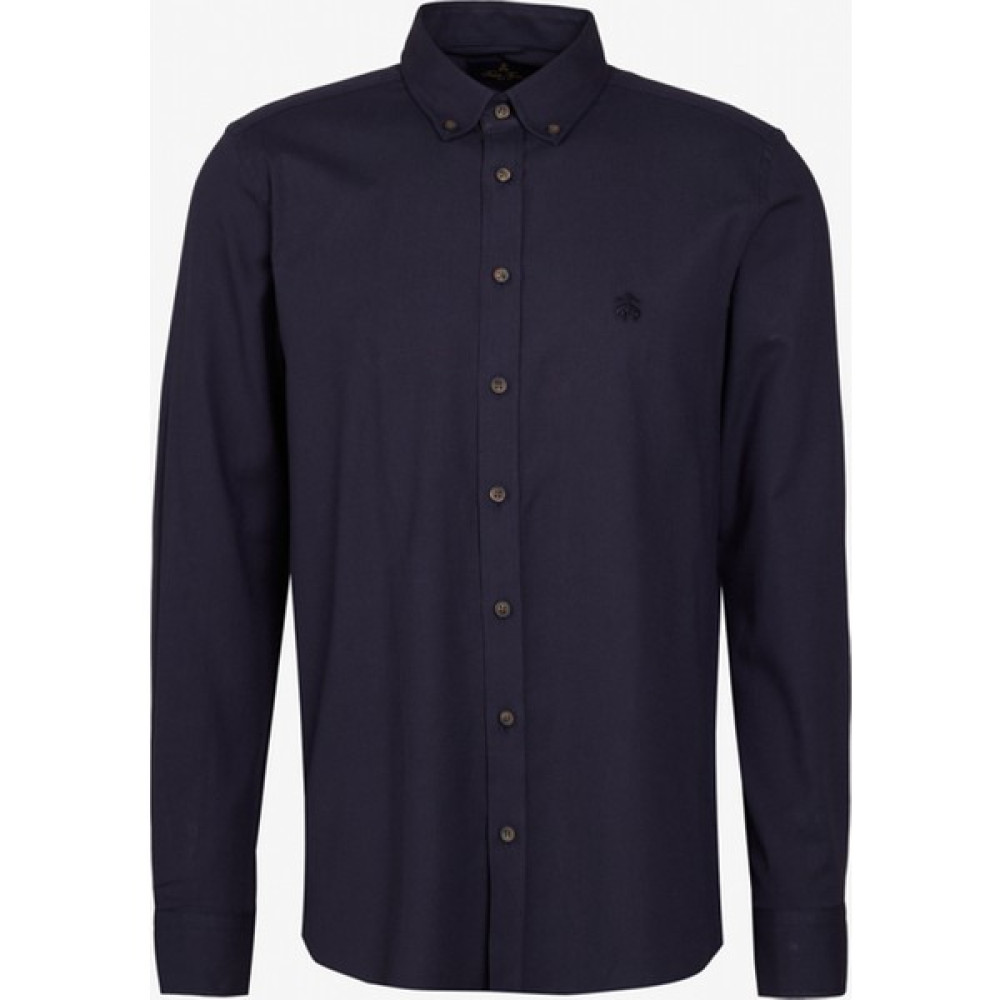 Brooks Brothers Slim Fit Düğmeli Yaka Lacivert Erkek Gömlek BBFW23MSH020 Erkek Gömlek Fiyatı