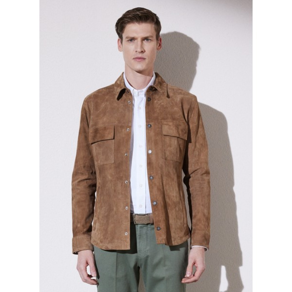 Brooks Brothers Slim Fit Klasik Yaka Deve Tüyü Erkek Gömlek BBSP23MLS001 Erkek Gömlek Fiyatı
