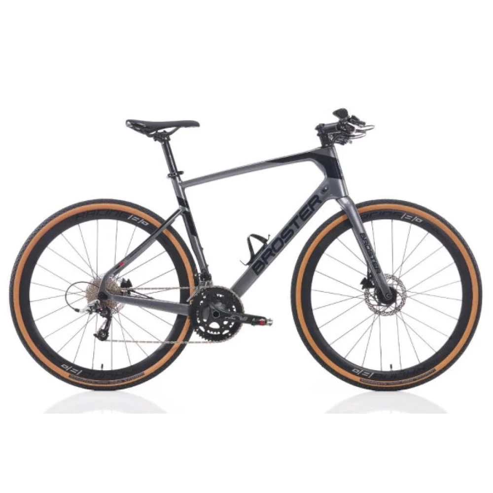 Broster Enduro Cr1000 54Cm Hybrid Full Karbon Gravel Gri Siyah Yarış-Profesyonel Bisikletleri Fiyatı