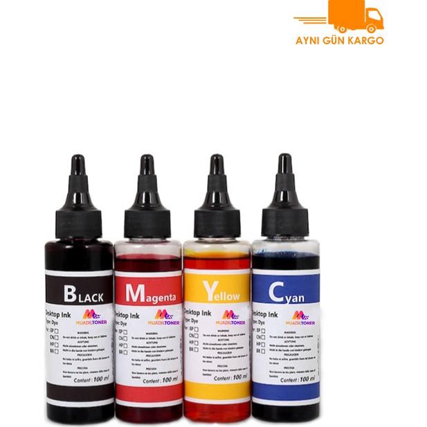 Brother Colorful Toner Brother Muadil DCP-T310 100 ml Mürekkep Seti - Renkli Diğer Fiyatı