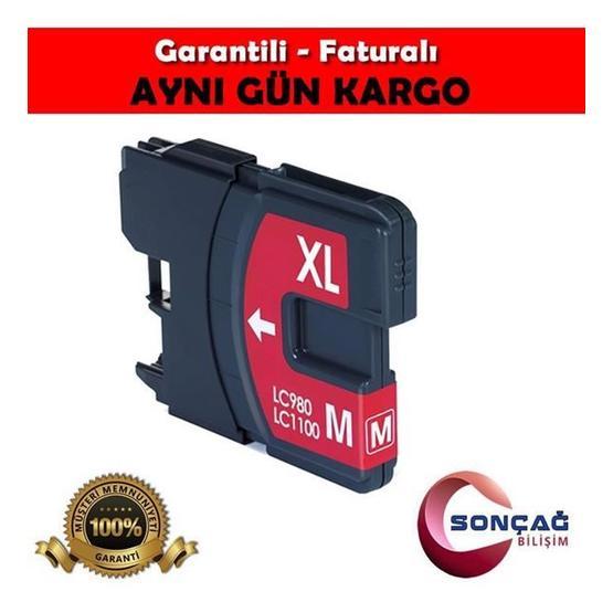 Brother LC-67M / LC-1100M Kırmızı Muadil Kartuş
