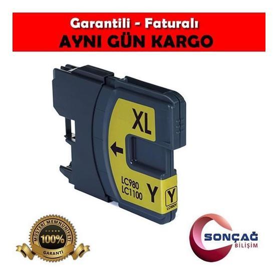 Brother LC-67Y / LC-1100Y Sarı Muadil Kartuş