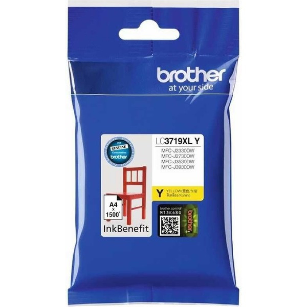 Brother LC3719XL Y Sarı Orjinal Kartuş - MFC-J3930DW - Renkli - Siyah Kartuşlar Fiyatı