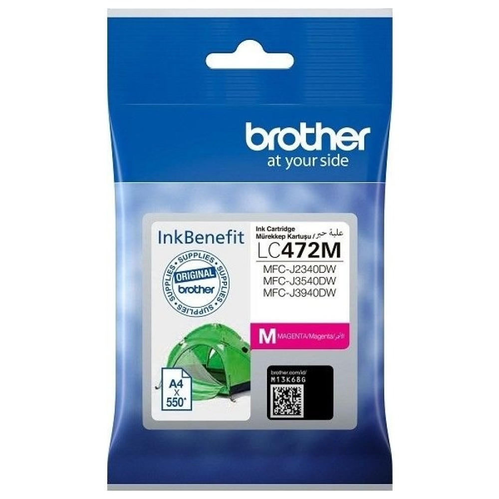 Brother LC472M Orijinal Kırmızı Kartuş 550 Sayfa MFC-J2340DW / J3540DW / J3940DW - Renkli - Siyah Kartuşlar Fiyatı