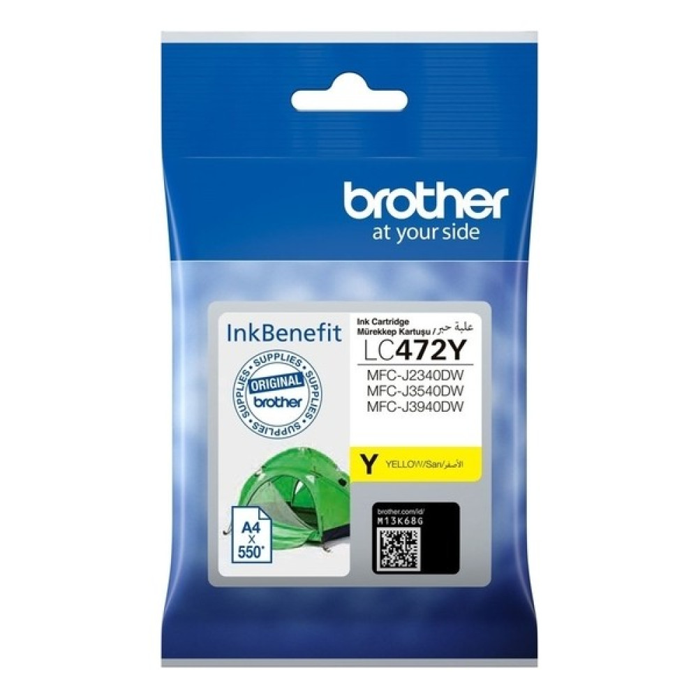 Brother LC472Y Sarı Orjinal Kartuş - MFC-J2340DW / J3540DW Kartuşlar Fiyatı